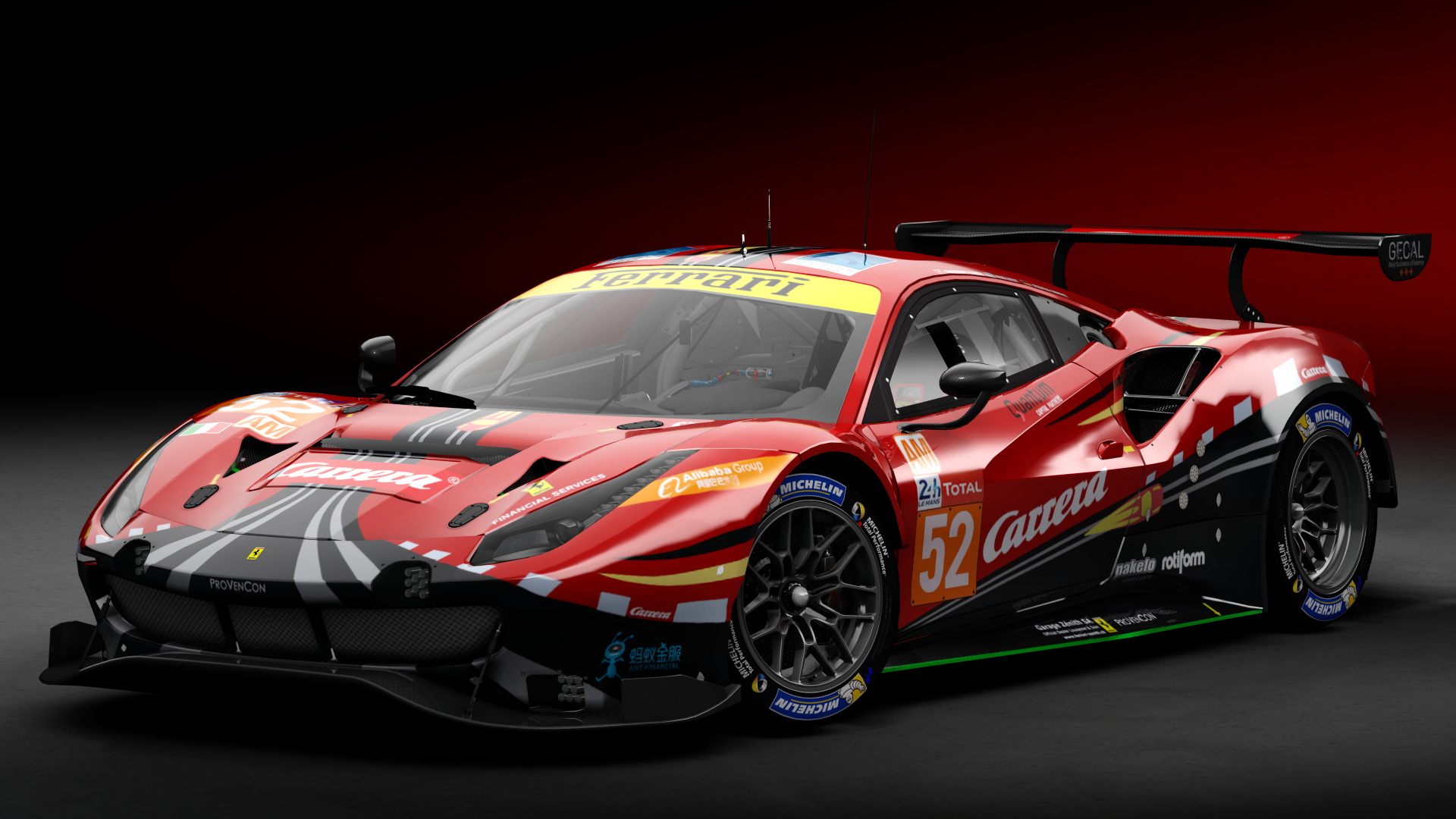 2018 Ferrari 488 GTE Evo [Michelotto], skin 2020 #52 AF Corse LM24