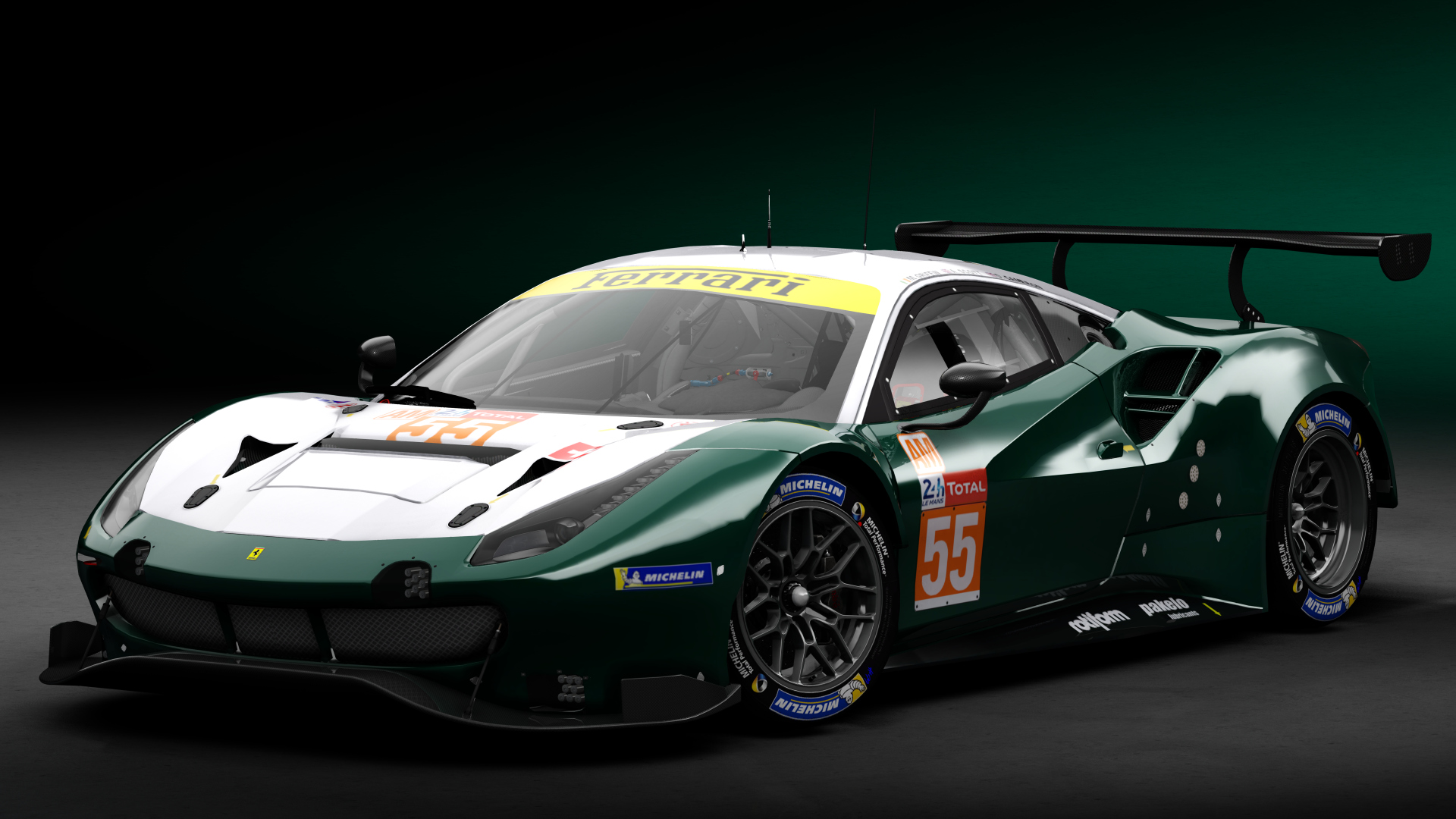 2018 Ferrari 488 GTE Evo [Michelotto], skin 2020 #55 Spirit of Race LM24