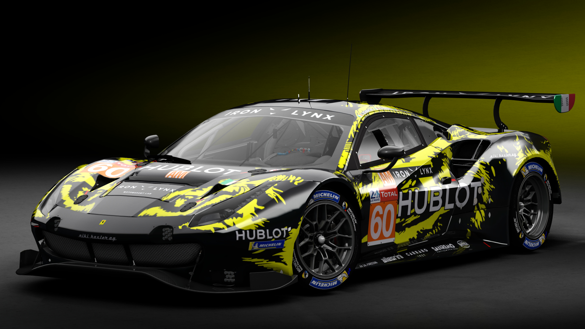 2018 Ferrari 488 GTE Evo [Michelotto], skin 2020 #60 Iron Lynx LM24