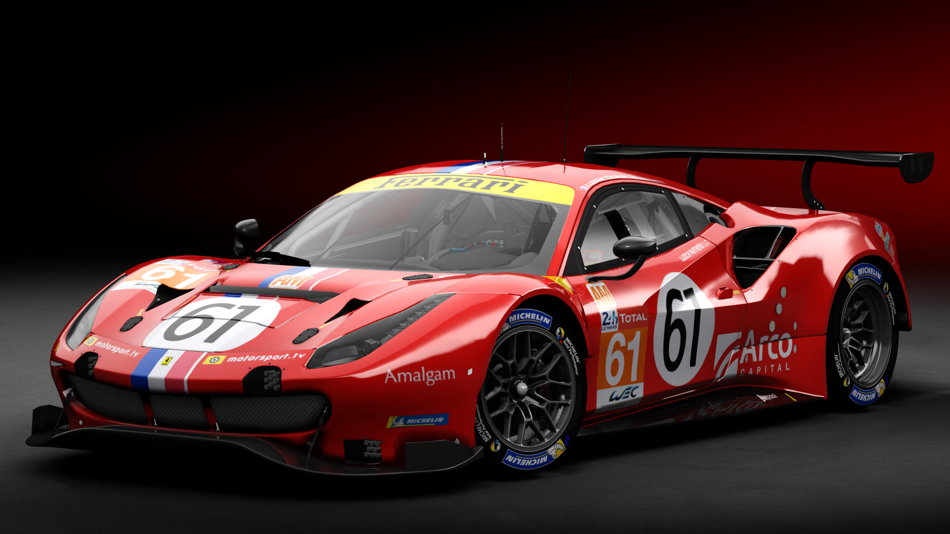 2018 Ferrari 488 GTE Evo [Michelotto], skin 2020 #61 Luzich Racing LM24