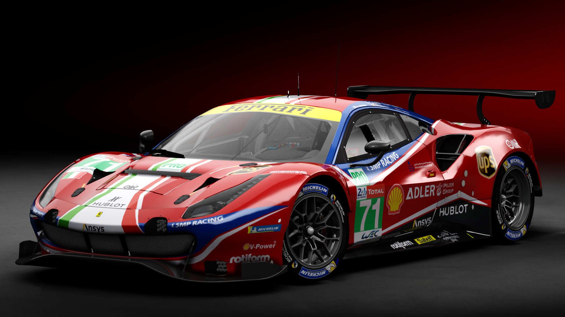 2018 Ferrari 488 GTE Evo [Michelotto], skin 2020 #71 AF Corse LM24