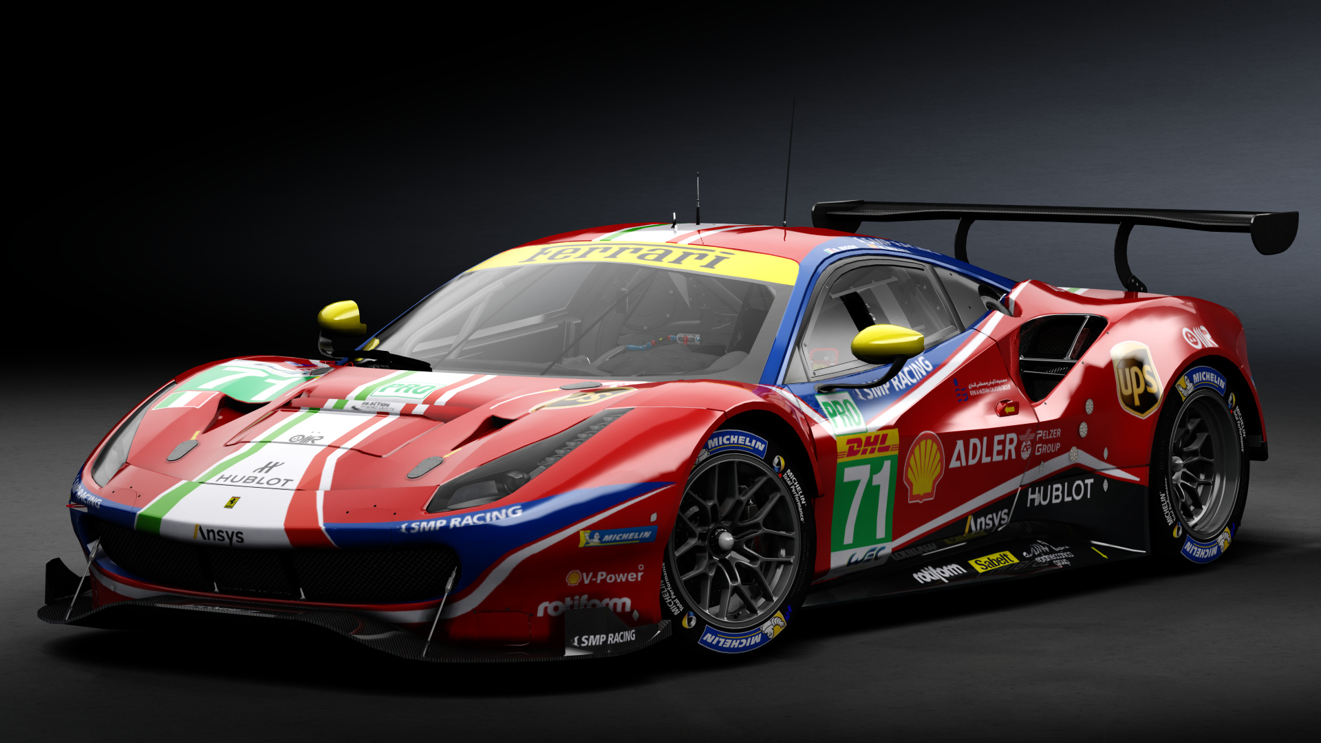 2018 Ferrari 488 GTE Evo [Michelotto], skin 2020 #71 AF Corse WEC