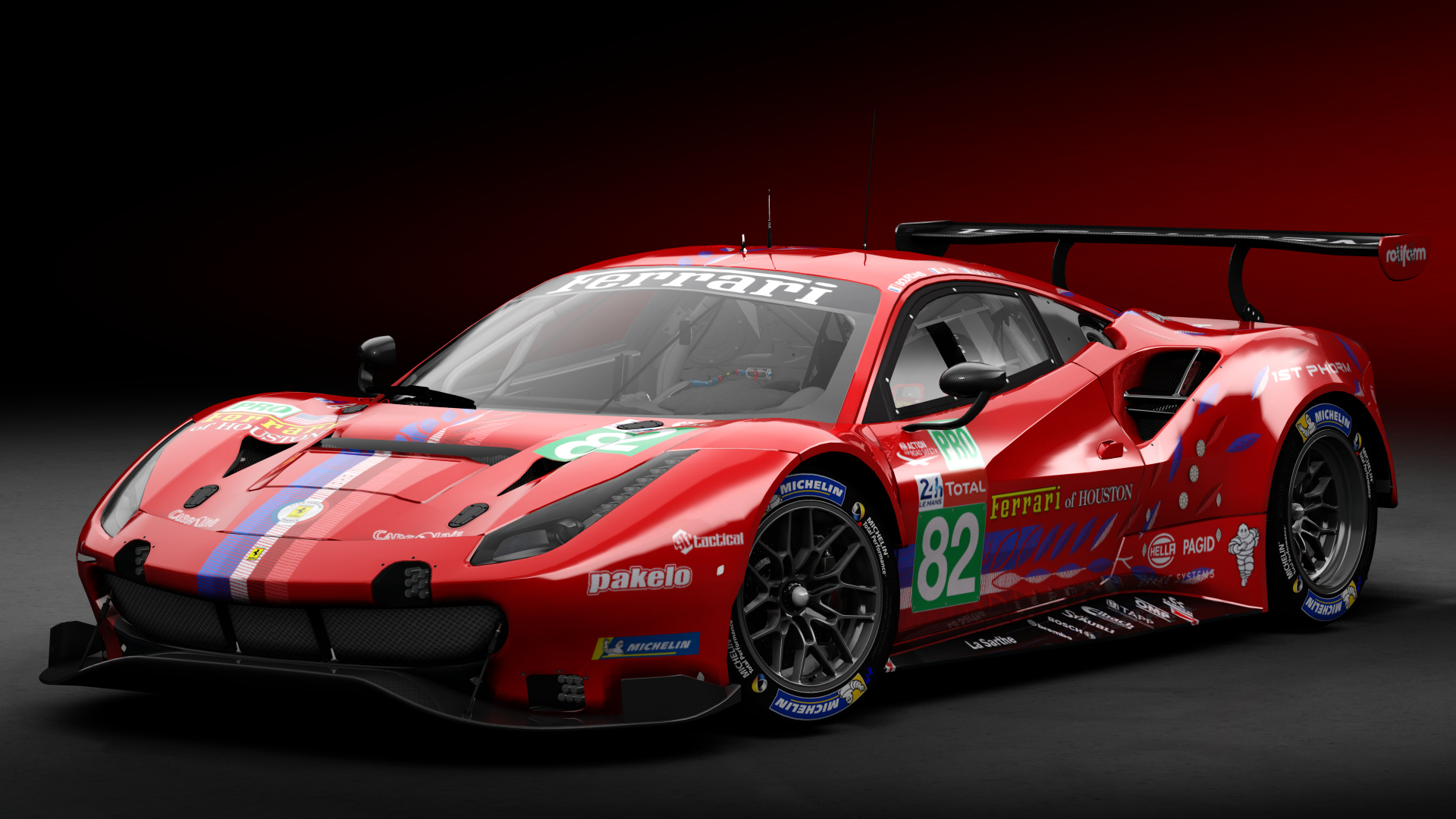 2018 Ferrari 488 GTE Evo [Michelotto], skin 2020 #82 Risi Competizione LM24