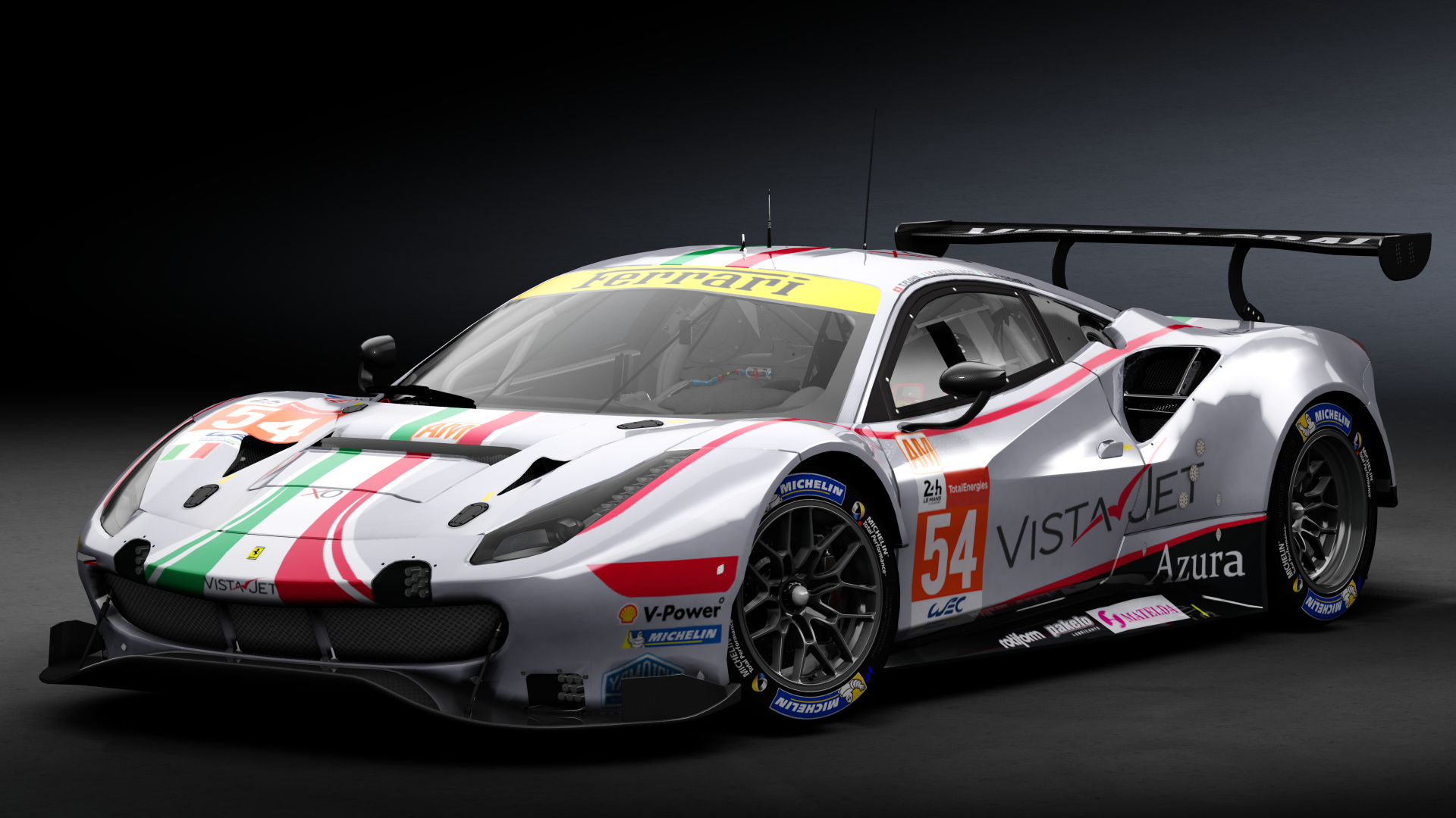 2018 Ferrari 488 GTE Evo [Michelotto], skin 2021 #54 AF Corse LM24