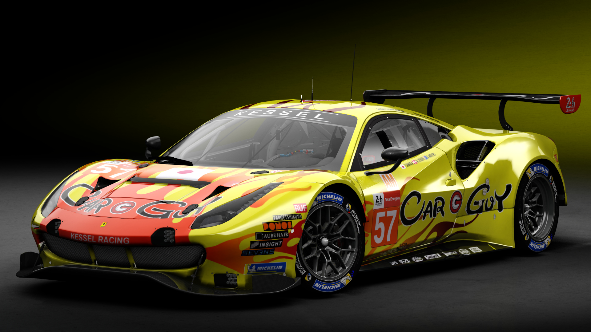 2018 Ferrari 488 GTE Evo [Michelotto], skin 2021 #57 Kessel Racing LM24