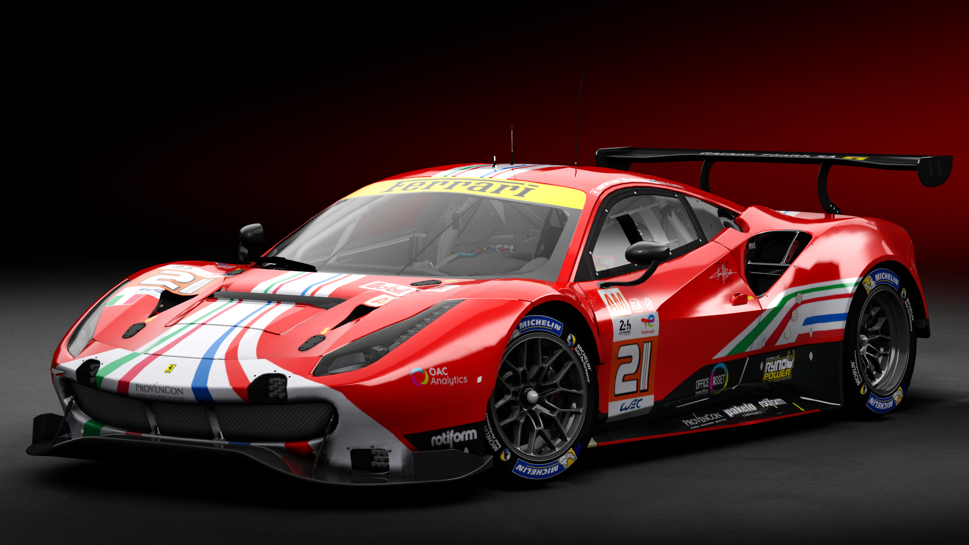 2018 Ferrari 488 GTE Evo [Michelotto], skin 2022 #21 AF Corse LM24