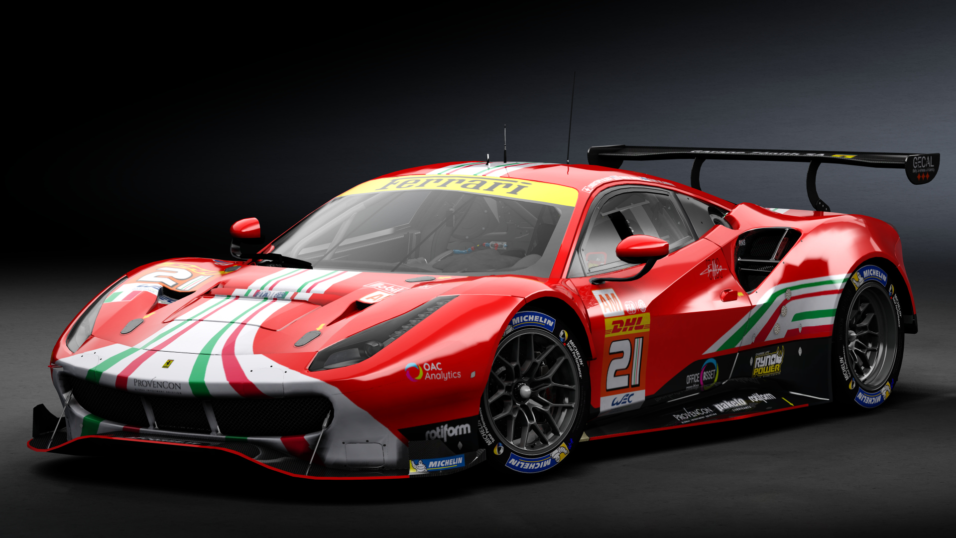 2018 Ferrari 488 GTE Evo [Michelotto], skin 2022 #21 AF Corse WEC