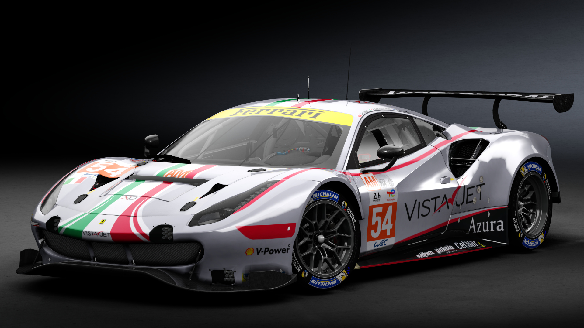 2018 Ferrari 488 GTE Evo [Michelotto], skin 2022 #54 AF Corse LM24