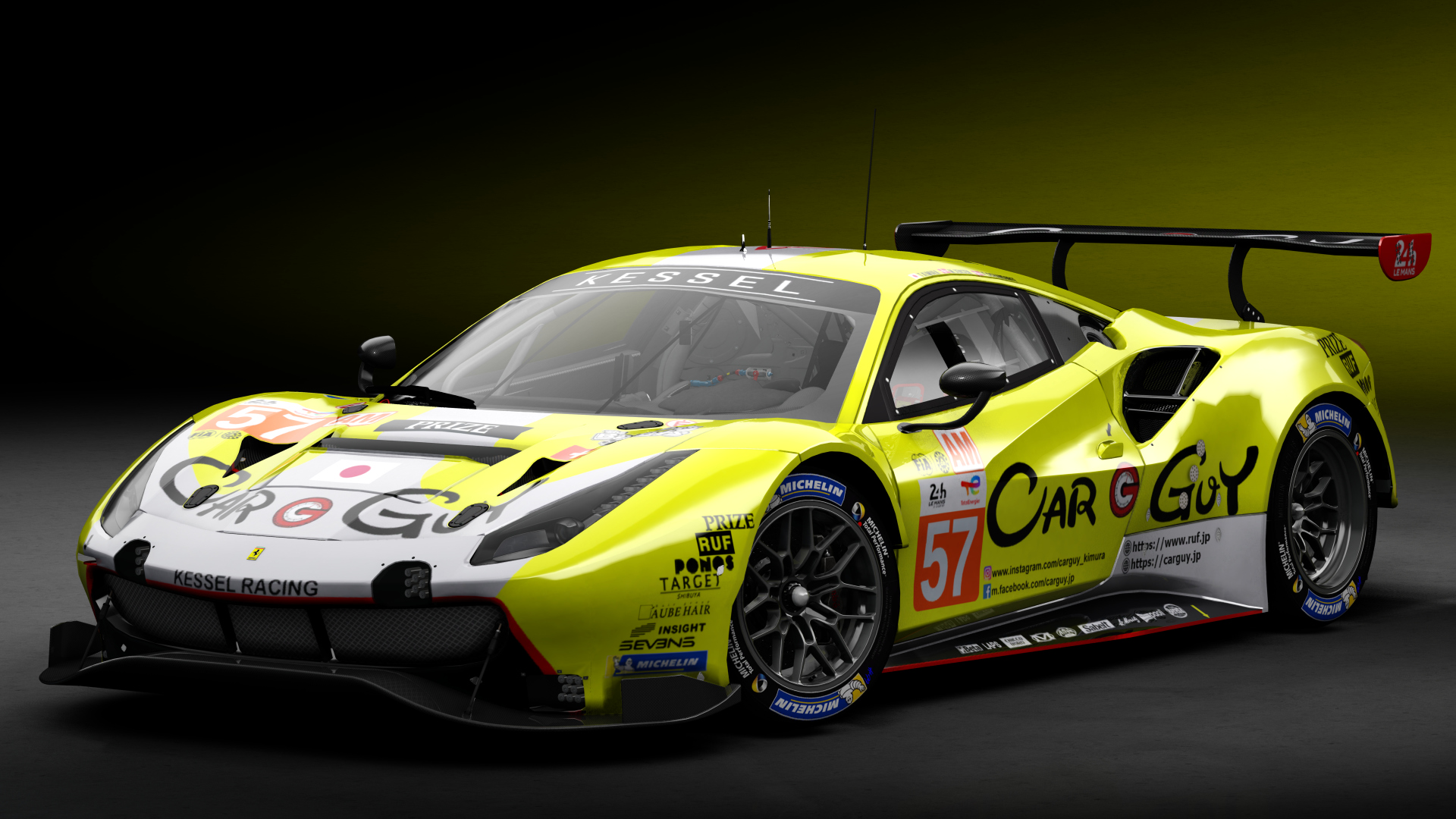 2018 Ferrari 488 GTE Evo [Michelotto], skin 2022 #57 Kessel Racing LM24