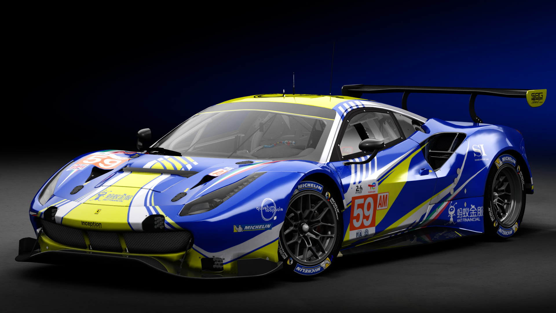 2018 Ferrari 488 GTE Evo [Michelotto], skin 2022 #59 Inception Racing LM24