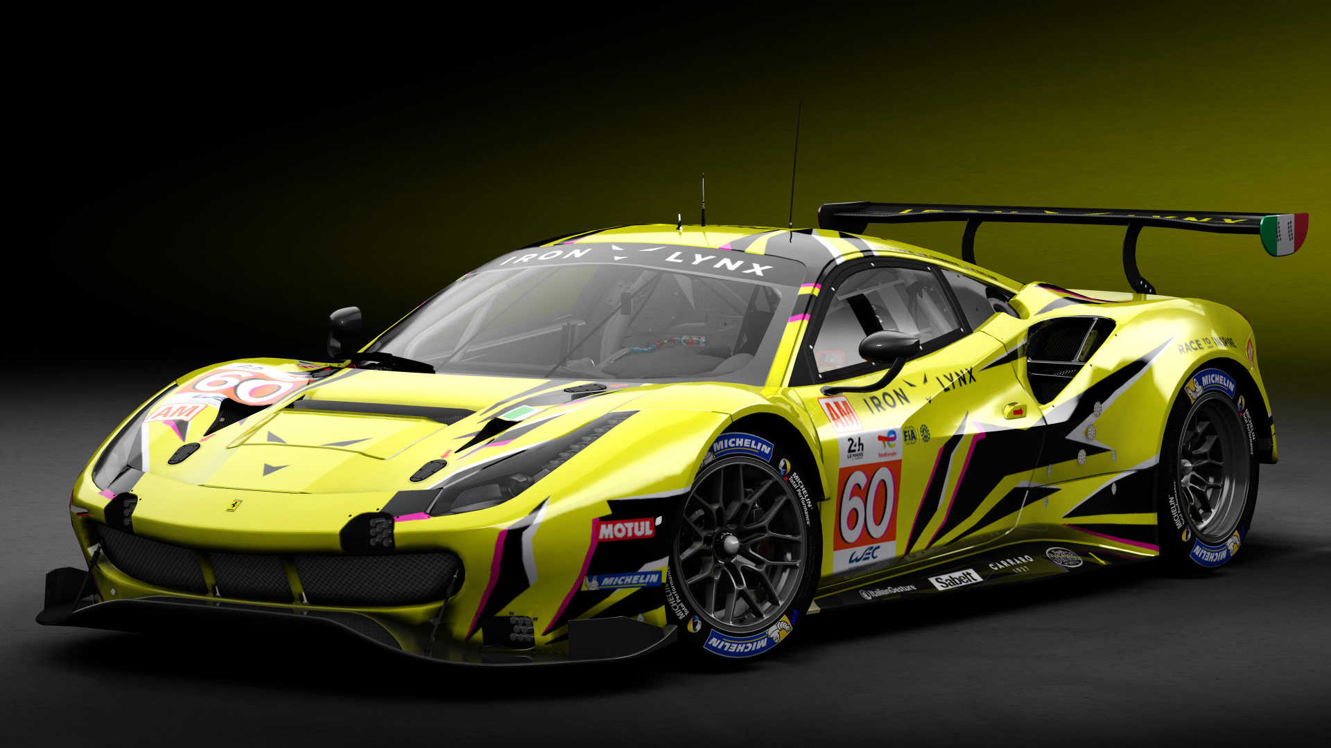 2018 Ferrari 488 GTE Evo [Michelotto], skin 2022 #60 Iron Lynx LM24