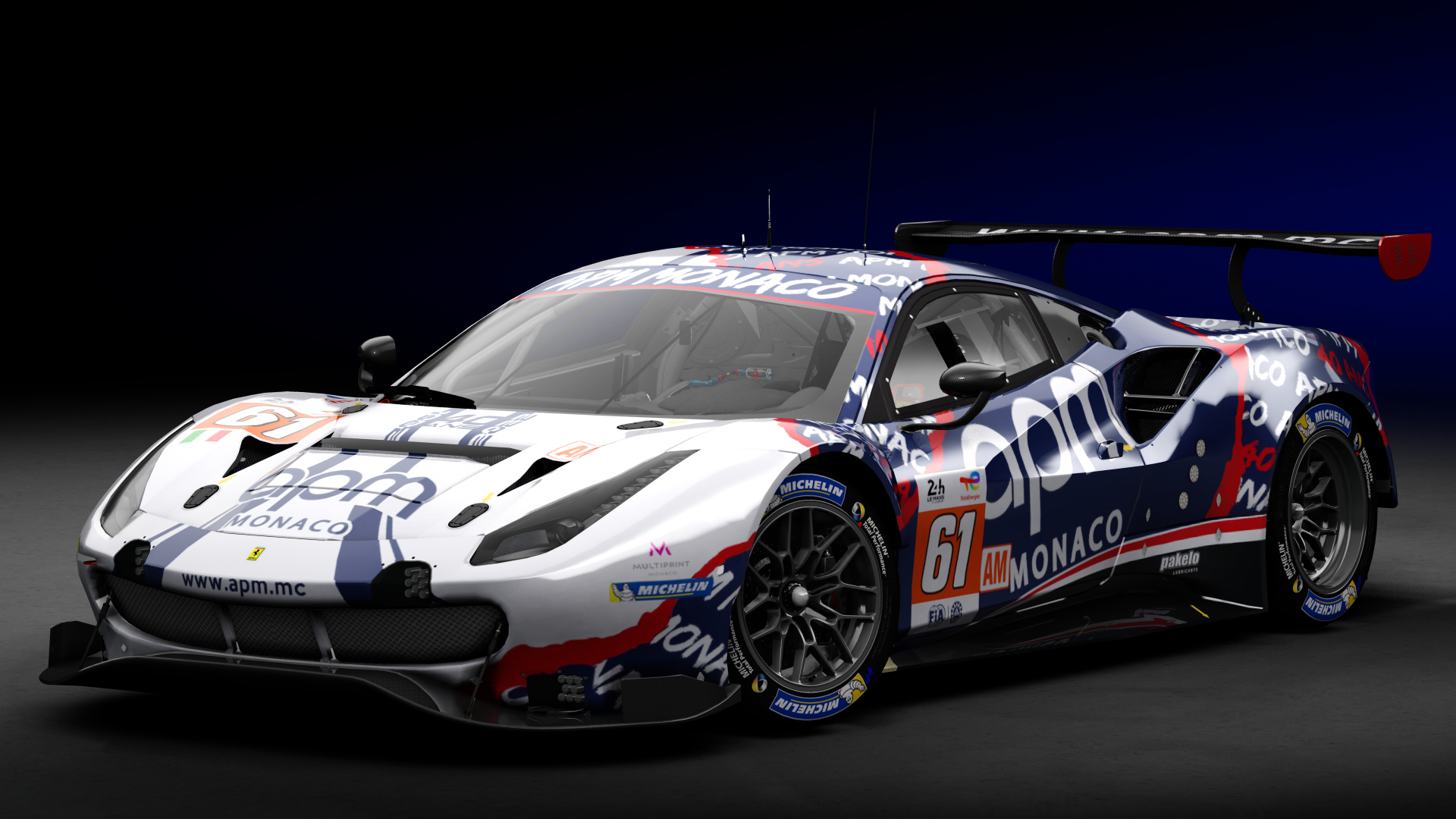 2018 Ferrari 488 GTE Evo [Michelotto], skin 2022 #61 AF Corse LM24