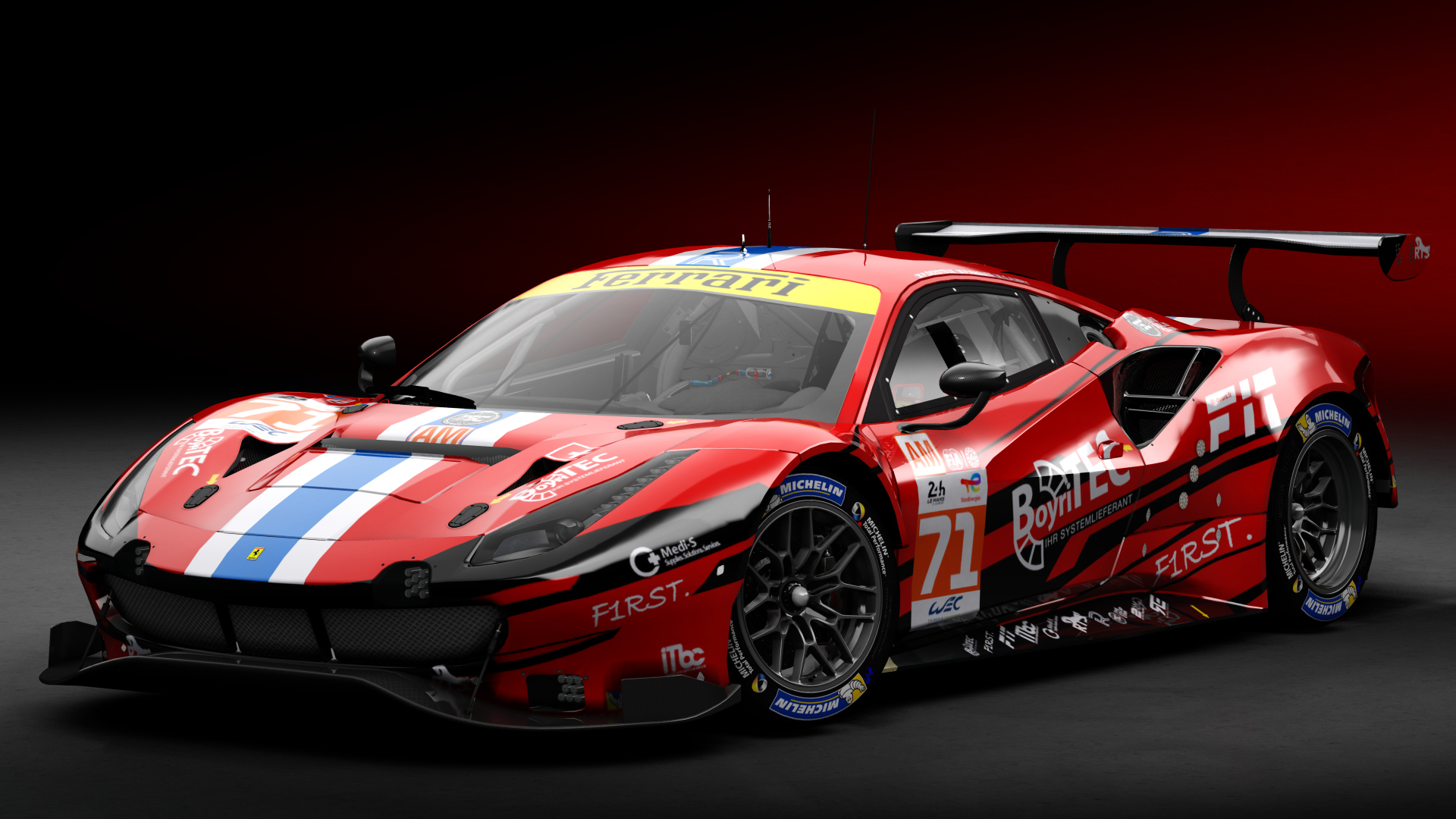 2018 Ferrari 488 GTE Evo [Michelotto], skin 2022 #71 Spirit Of Race LM24