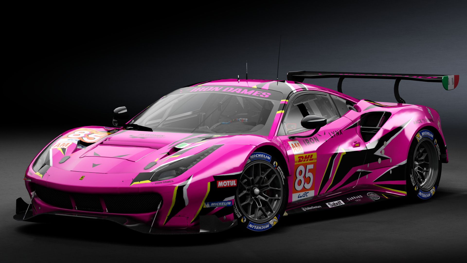 2018 Ferrari 488 GTE Evo [Michelotto], skin 2022 #85 Iron Lynx WEC