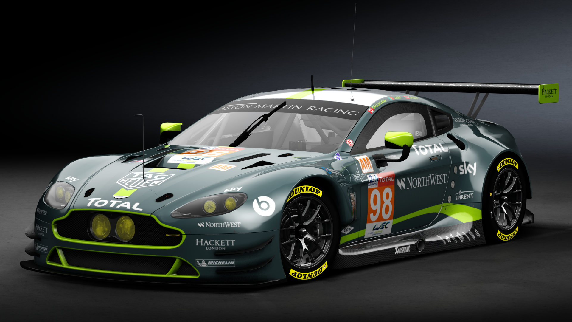 2017 Aston Martin V8 Vantage GTE, skin 98_AMR_2018