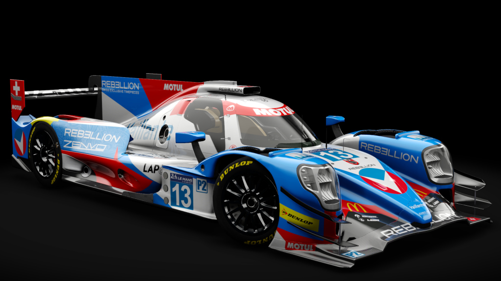 2016 Oreca 07 LMP2, skin 2017 #13 Vaillante Rebellion LM24