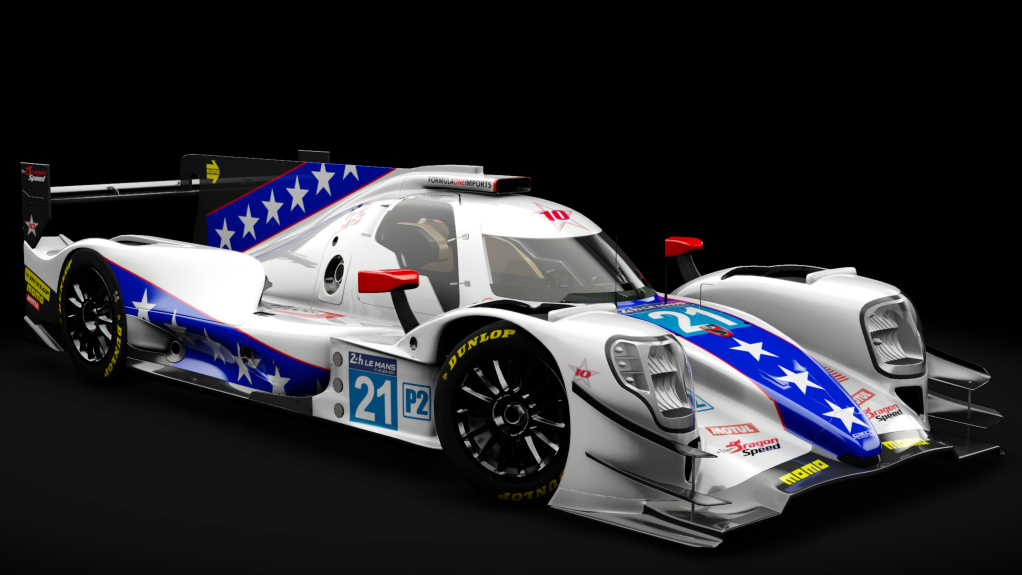 2016 Oreca 07 LMP2, skin 2017 #21 Dragon Speed USA LM24