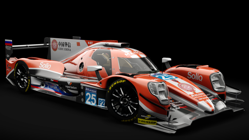 2016 Oreca 07 LMP2, skin 2017 #25 CEFC-Manor Racing LM24