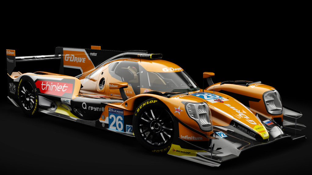 2016 Oreca 07 LMP2, skin 2017 #26 G-Drive LM24