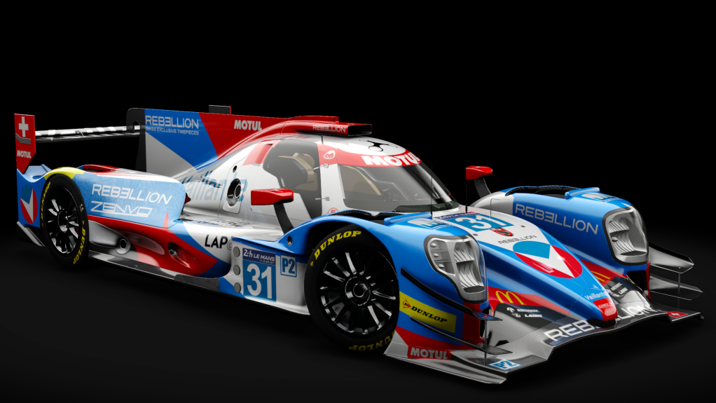 2016 Oreca 07 LMP2, skin 2017 #31 Vaillante Rebellion LM24