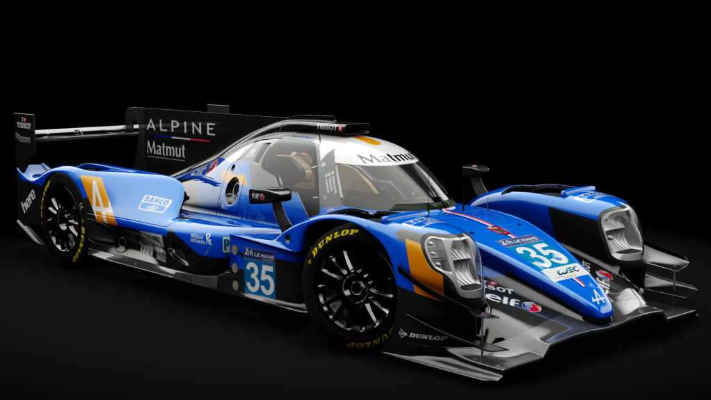 2016 Oreca 07 LMP2, skin 2017 #35 Signatec Alpine LM24