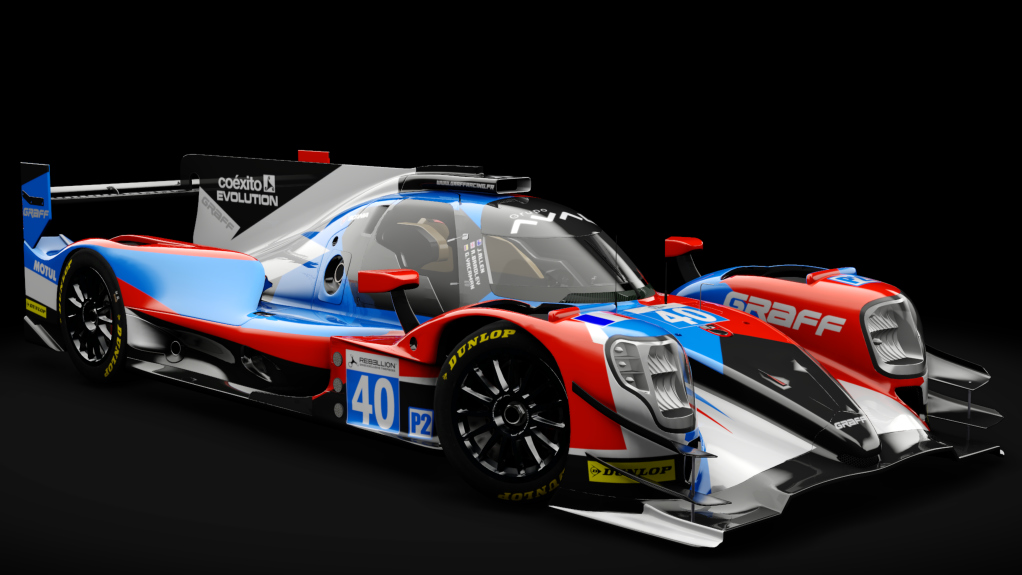 2016 Oreca 07 LMP2, skin 2017 #40 Graff Racing ELMS