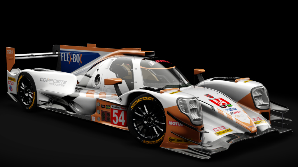 2016 Oreca 07 LMP2, skin 2018 #54 CORE Autosport IMSA