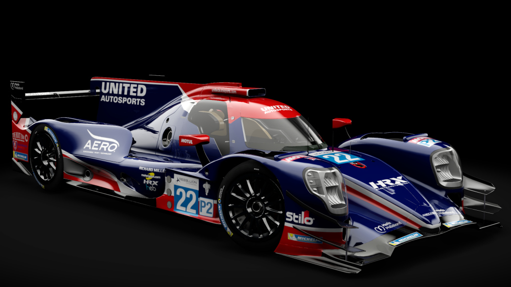 2016 Oreca 07 LMP2, skin 2019 #22 United Autosports ELMS