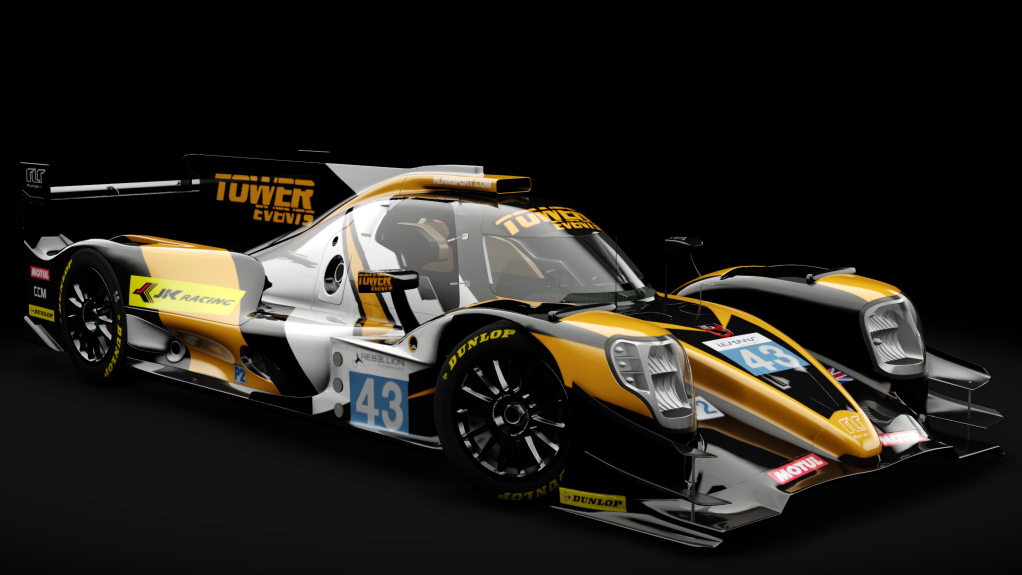 2016 Oreca 07 LMP2, skin 2019 #43 RLR M Sport ELMS