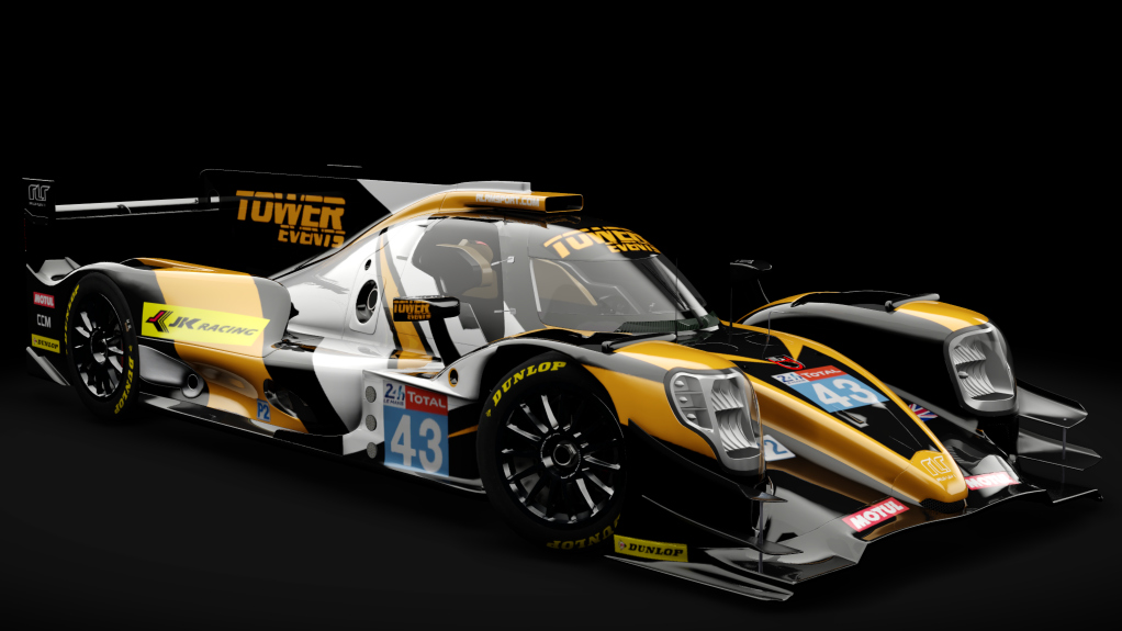 2016 Oreca 07 LMP2, skin 2019 #43 RLR M Sport LM24