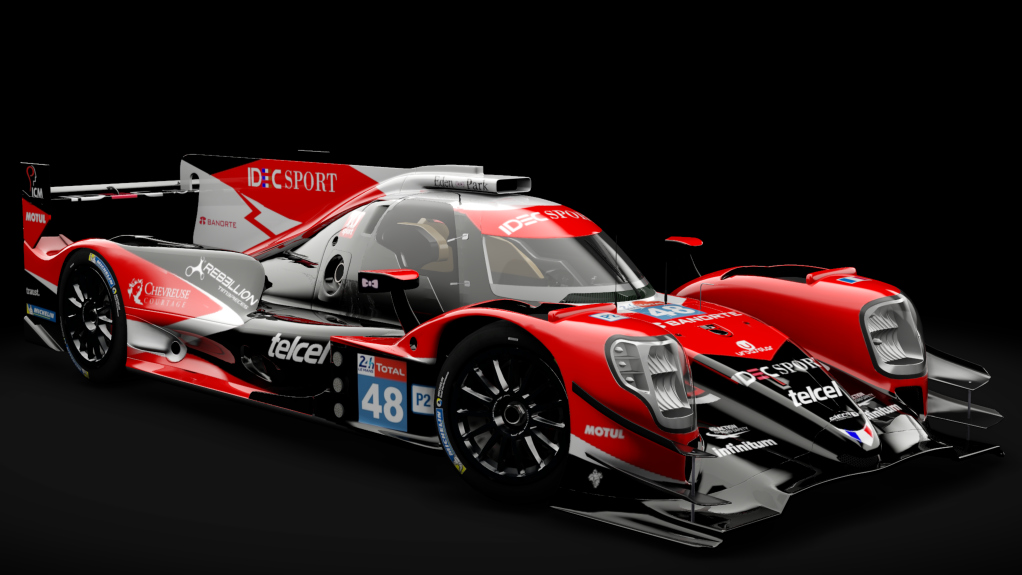 2016 Oreca 07 LMP2, skin 2019 #48 Idec Sport LM24