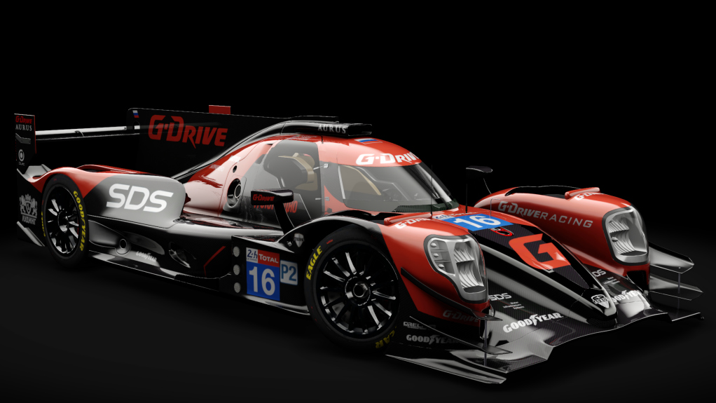 2016 Oreca 07 LMP2, skin 2020 #16 G-Drive Racing by Algrave LM24