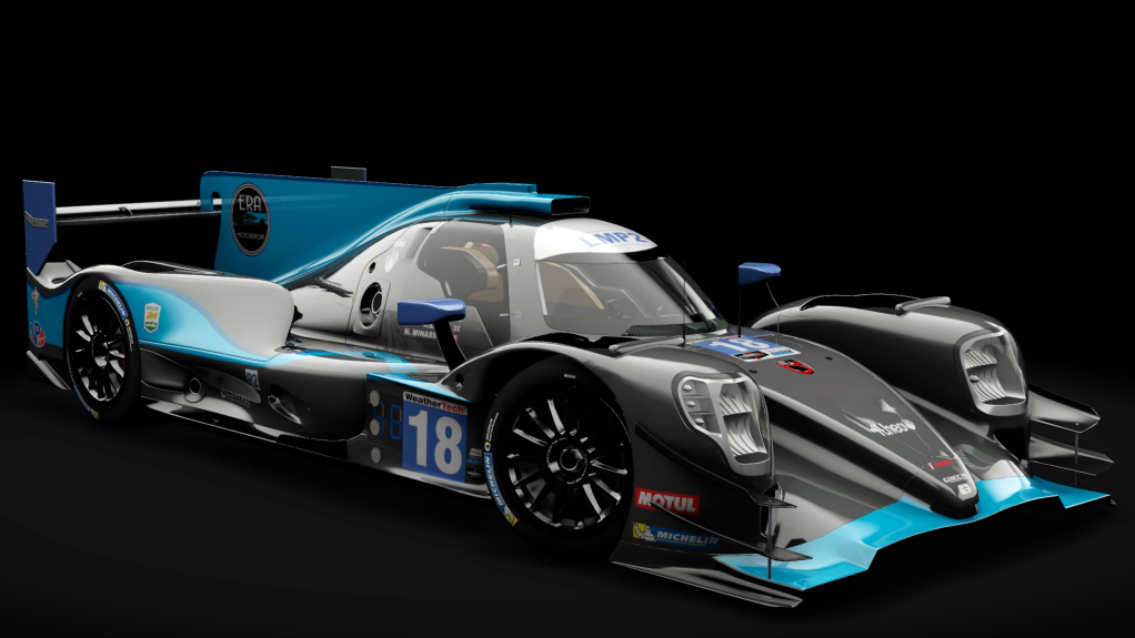 2016 Oreca 07 LMP2, skin 2020 #18 Era Motorsport IMSA