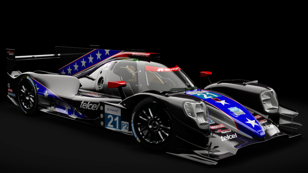 2016 Oreca 07 LMP2, skin 2020 #21 DragonSpeed USA ELMS