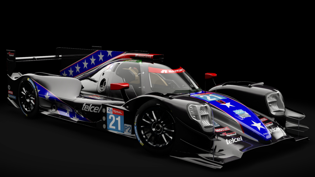 2016 Oreca 07 LMP2, skin 2020 #21 DragonSpeed USA LM24