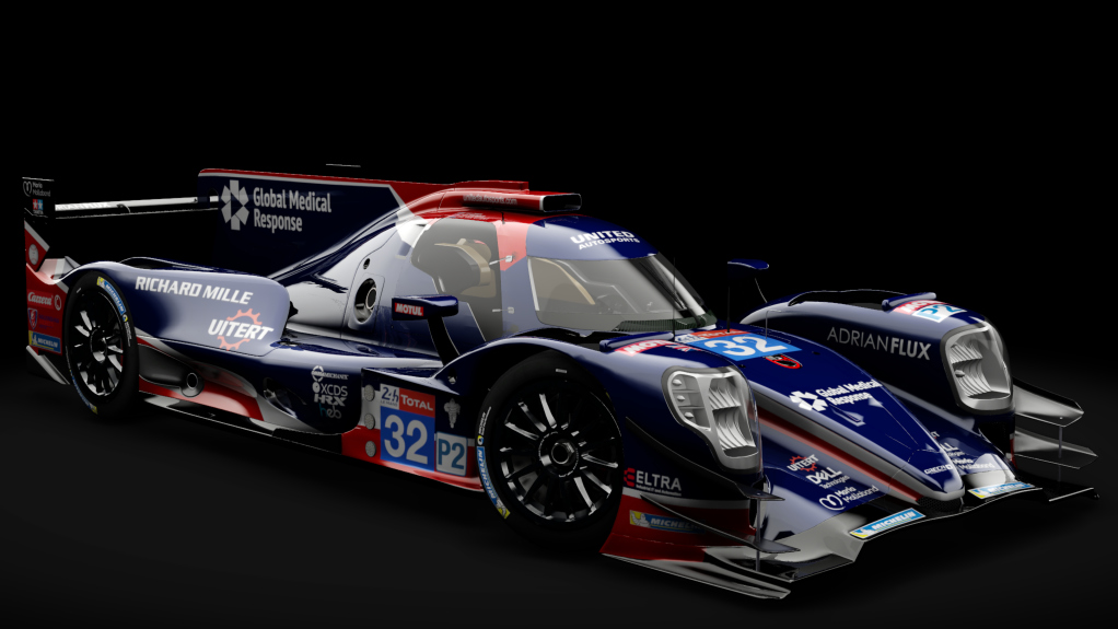 2016 Oreca 07 LMP2, skin 2020 #32 United Autosports LM24