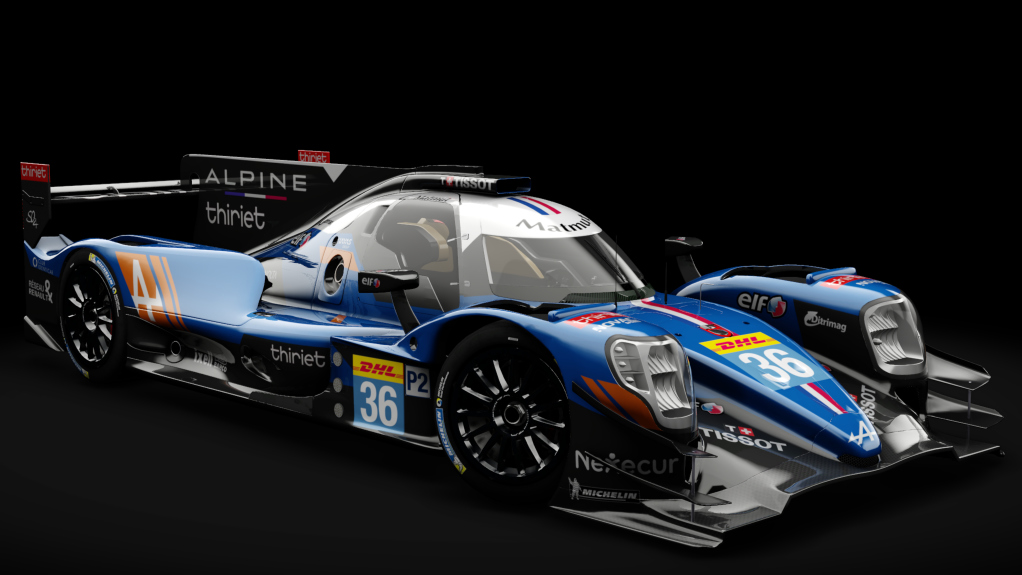 2016 Oreca 07 LMP2, skin 2020 #36 Singatech Alpine WEC