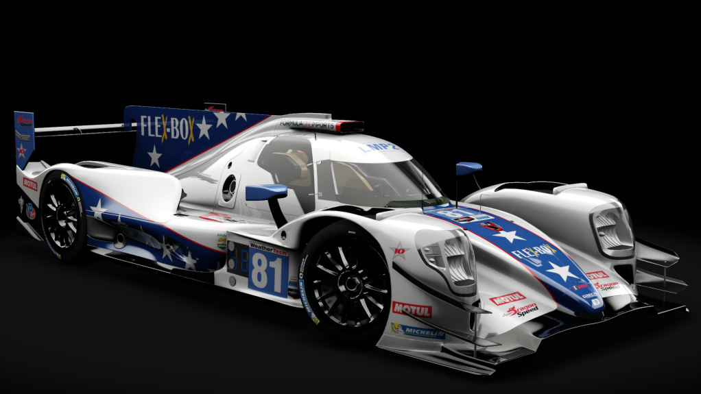 2016 Oreca 07 LMP2, skin 2020 #81 DragonSpeed USA IMSA