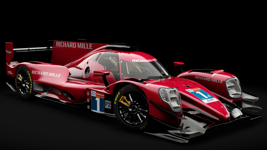 2016 Oreca 07 LMP2, skin 2021 #1 Richard Mille Racing LM24