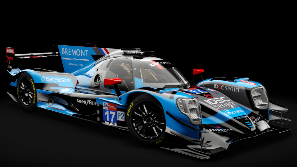 2016 Oreca 07 LMP2, skin 2021 #17 Idec Sport LM24