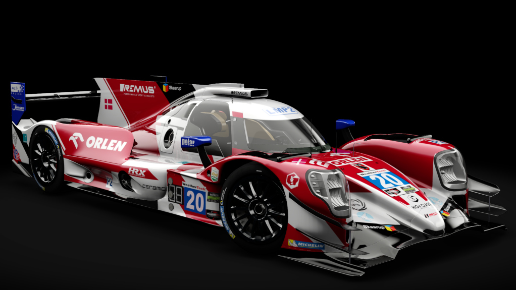 2016 Oreca 07 LMP2, skin 2021 #20 High Class Racing IMSA