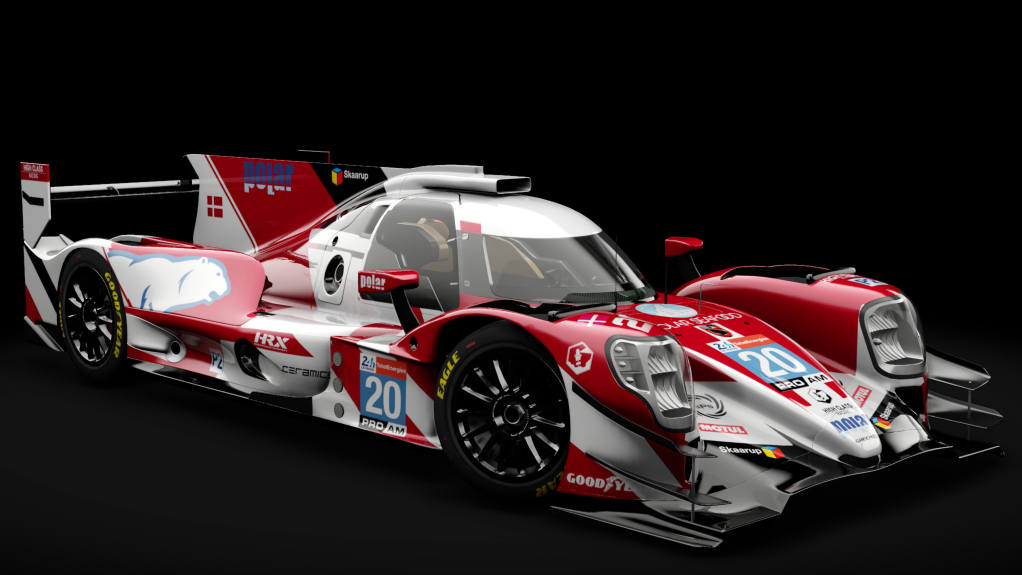 2016 Oreca 07 LMP2, skin 2021 #20 High Class Racing LM24