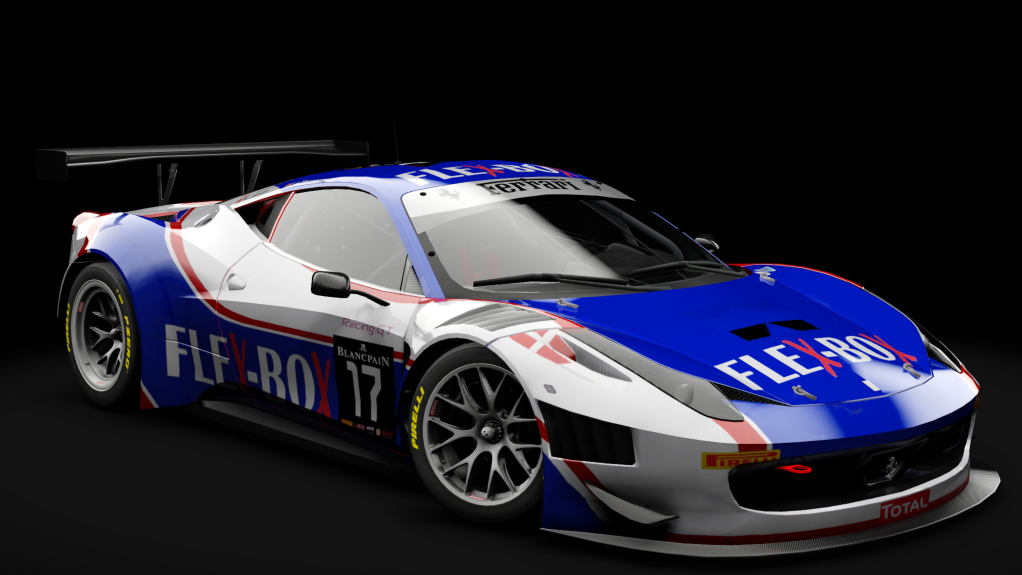 2011 Ferrari 458 Italia GT3, skin #17 Insight Racing