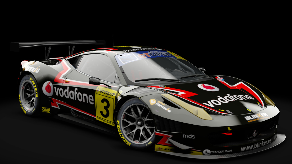 2011 Ferrari 458 Italia GT3, skin #3 Edil-Cris Racing Team