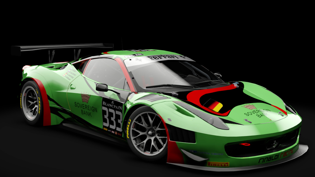 2011 Ferrari 458 Italia GT3, skin #333 Rinaldi Racing