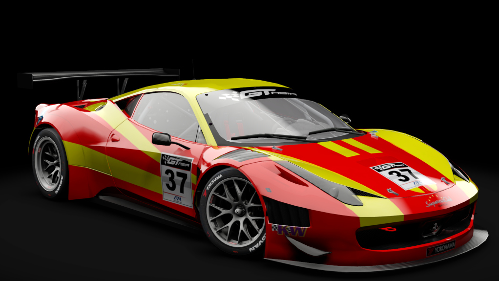 2011 Ferrari 458 Italia GT3, skin #37 BBT Racing