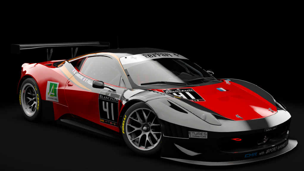 2011 Ferrari 458 Italia GT3, skin #41 Classic and Modern Racing