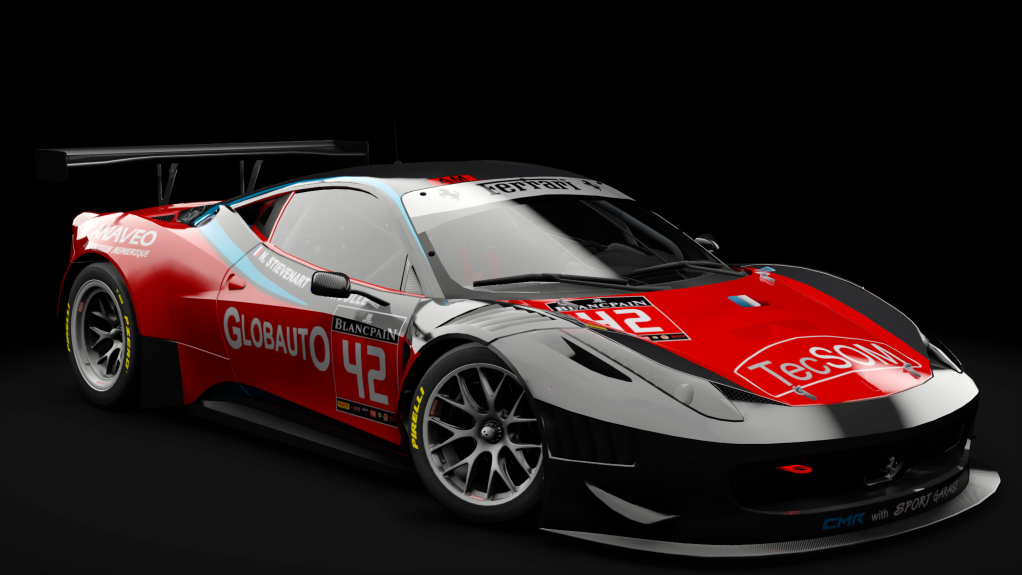 2011 Ferrari 458 Italia GT3, skin #42 Classic and Modern Racing