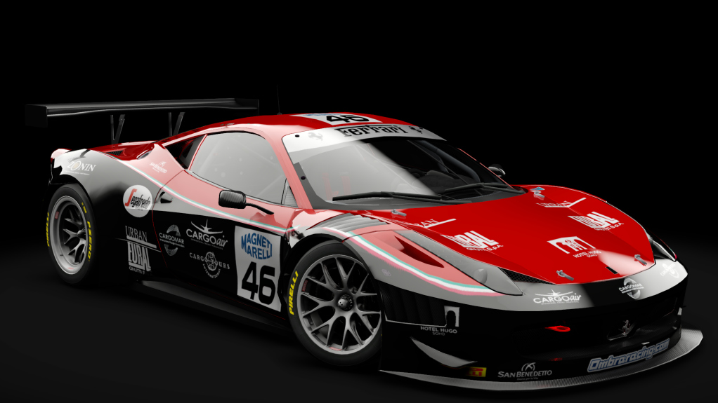 2011 Ferrari 458 Italia GT3, skin #46 Ombra Racing