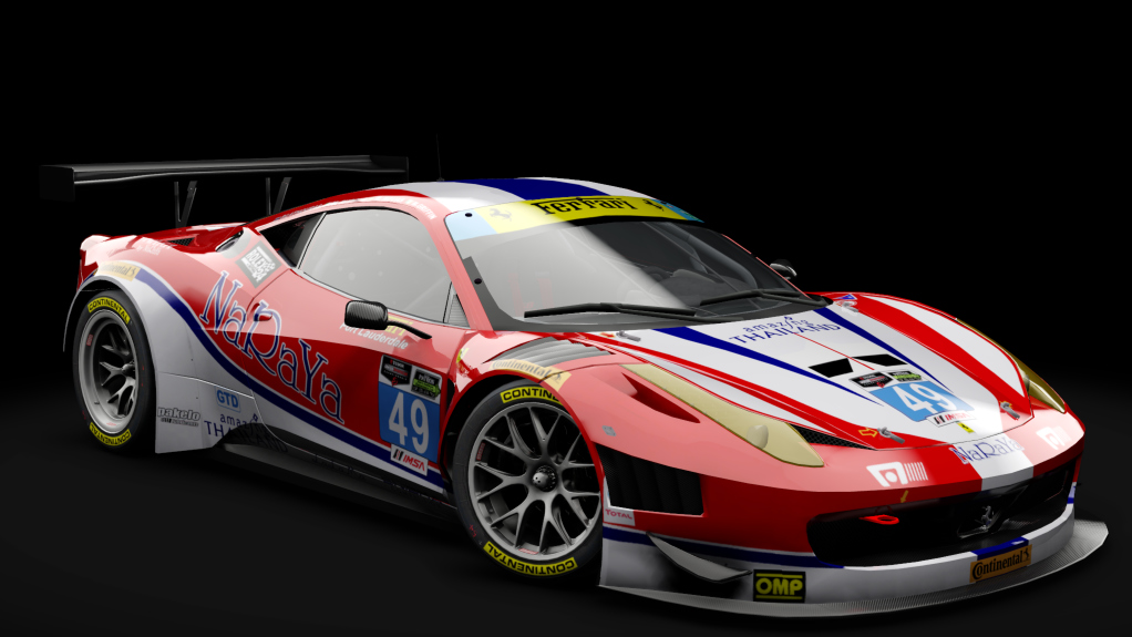 2011 Ferrari 458 Italia GT3, skin #49 AF Corse